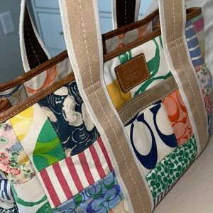 Coach Hampton Patchwork Tote